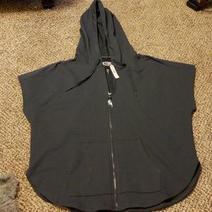 Victoria's secret sport short sleeve zip up hoodie